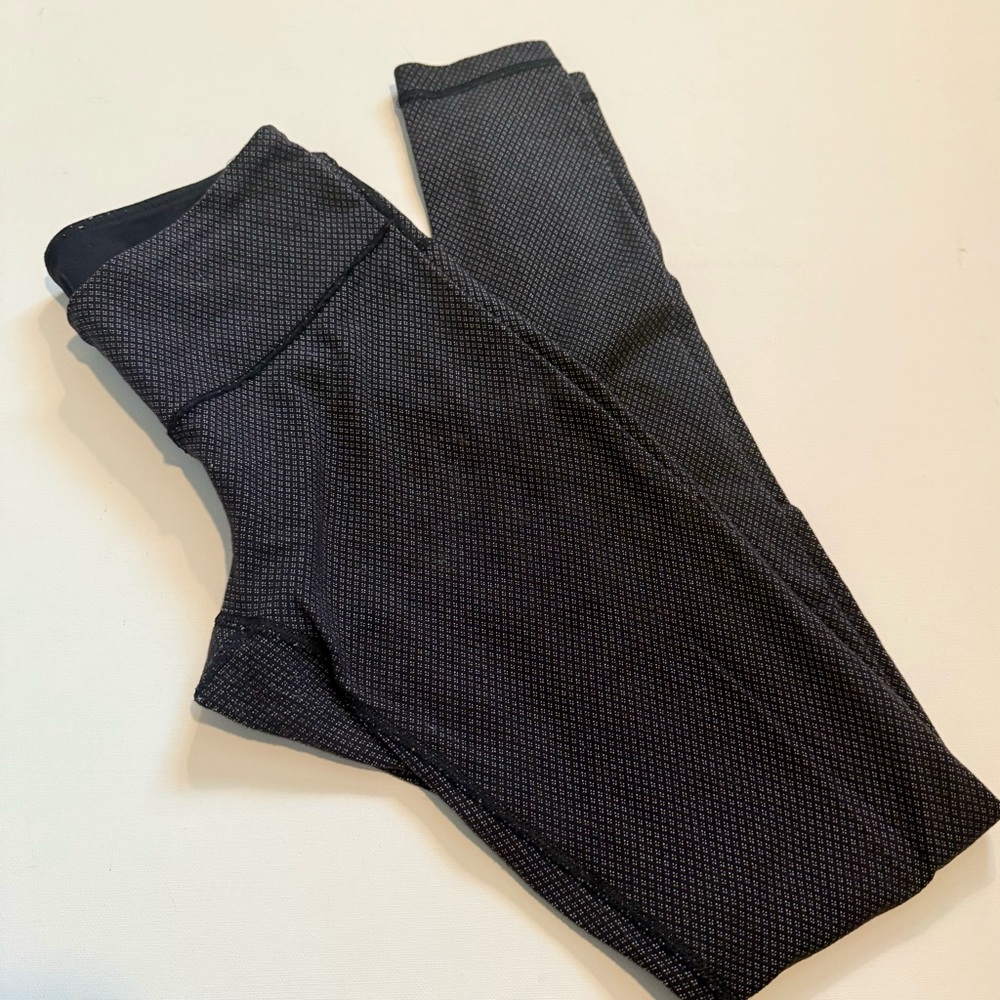 Lululemon Black Patterned Leggings
